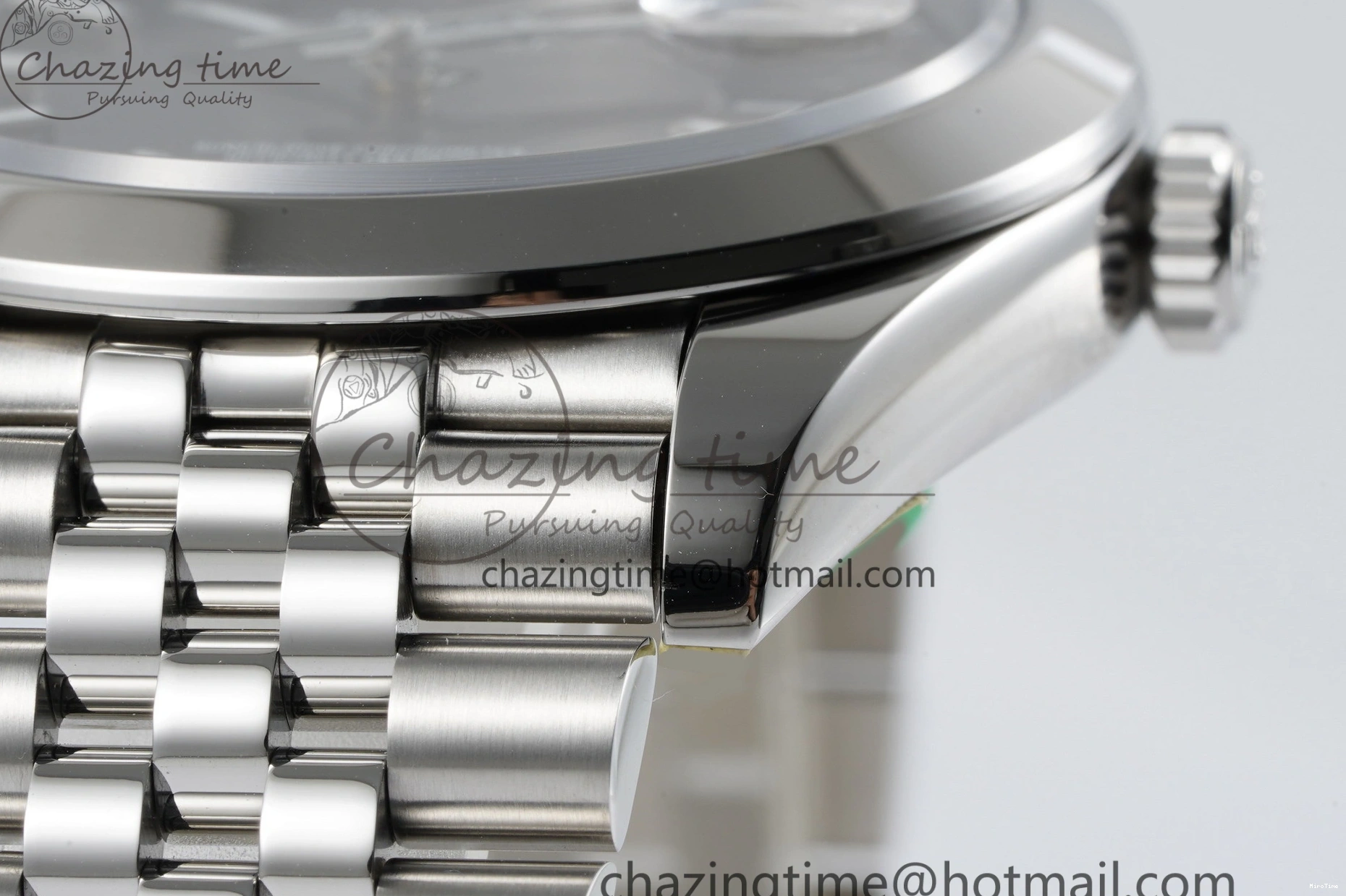 MiroTime 0503 OdorResistant DateJust 41 SS Polished Bezel KING 1:1 Best Edition 904L Steel Gray Stick Dial on Jubilee Bracelet VR 2207